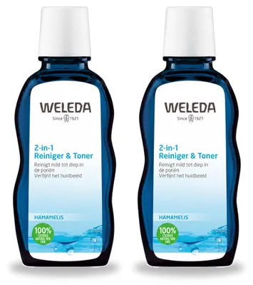 Obrázek produktu pro 2 x Čisticí a tonizující přípravek Weleda 2 v 1 pro normální a smíšenou pleť - 100 ml - výhodná balení - 2 kusy