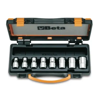 Obrázok produktu pre Beta 009200391, sada na nástrčkový kľúč, Nerezová oceľ, 8 hlava/hlavy, Metrický, 270 mm, 120 mm
