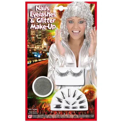 Produktbild von Party Girl Make-Up Set (silber)