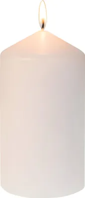 Produktbild von IDENA Stumpenkerze weiß 70x130mm