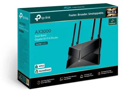 Image de TP-Link Archer AX53 V1 - Wireless Router 4-Port-Switch - 1GbE - Wi-Fi 6 - Dual-Band (Archer AX53)