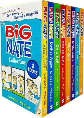 Zdjęcie produktu dla The Big Nate Collection Series by Lincoln Peirce 8 Books Box Set