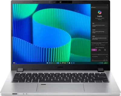 Produktbild von Acer TravelMate P2 TMP214-56-TCO-54AL Intel Core 5 120U Laptop 35,6 cm (14") WUXGA 16 GB DDR5-SDRAM 512 GB SSD Wi-Fi 6E (802.11ax) Windows 11 Pro Deutsch Silber