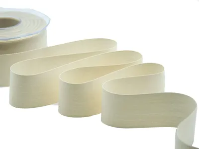 Poly-Katoenband matt, Elfenbein, 35 mm x 25 m