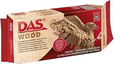 Produktbild von Das Wood Modellierpaste auf Wasserbasis 350 g mit Holzfasern für Bildhauerei und Restaurierung