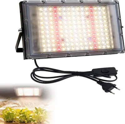 Produktbild von 300 W Zimmerpflanzen Wachstumslicht LED Streifen, Vollspektrum 380–840 nm, geeignet für Baumschulen, Zimmerbepflanzung