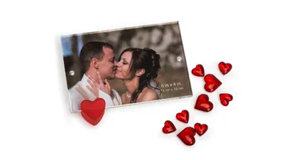 Image de Cadre photo acrylique 10x15 HEART