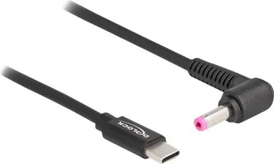 Obrázok produktu pre Napájací kábel Delock – 24-pinový USB-C (M) na konektor jednosmerného prúdu 4,8 x 1,7 mm (M)