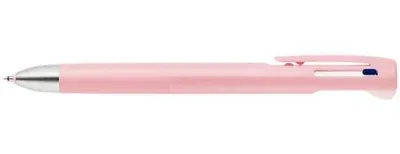 Produktbild von Multifunktions-Kugelschreiber, 0,24 mm, zweifarbig + Mikrostift, 0,5 mm, rosa Gehäuse, ZEBRA "Blen 2+S"