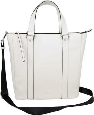 Produktbild von CINQUE Leder Schultertasche Diane Shopper Cream White weiß