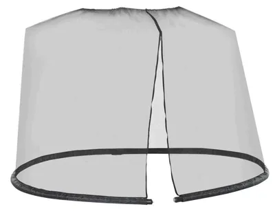 Obrázek produktu pro Síťka proti hmyzu pro slunečník se zipem | Barva: černá | Rozměry: 300 x 300 x 230 cm