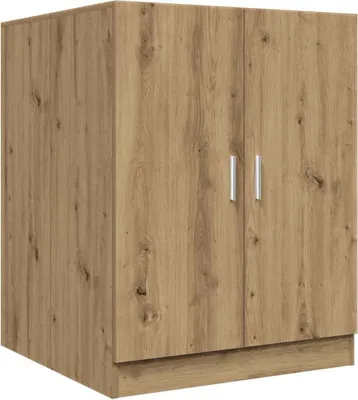 A product shot of a wooden cabinet.