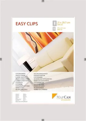 Produktbild von Cliprahmen Easyclips Normalglas 21 x 29,7 cm