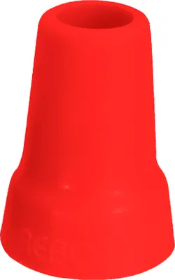 Produktbild von Fußkapseln für Unterarngehstützen feuerrot