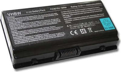 Produktbild von vhbw Akku Ersatz für Toshiba PA3615U-1BRS, PA3615U-1BRM, PABAS115 für Notebook (4400 mAh, 10,8 V, Li-Ion)