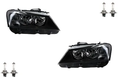 Obrázok produktu pre Johns, halogénové svetlomety vhodné pre BMW X3 F25 10-14 s H7 H7 set ľavý pravý