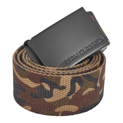 Obrázek produktu pro Pánský opasek Urban Classics Canvas Belt woodcamo/blk - UNI