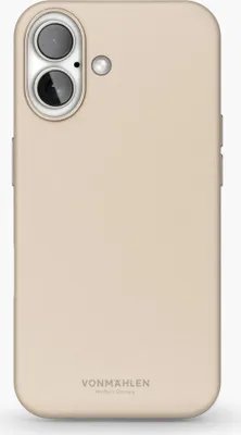 Produktbild von Like Leather Case - Schutzhülle, MagSafe kompatibel iPhone 16, Cream Handyhülle