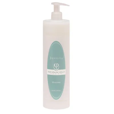 Produktbild von Monacelli Inphinity Haarmaske Feuchtigkeit 1000 ml – feuchtigkeitsspendende Pflegecreme für normales oder dehydriertes Haar