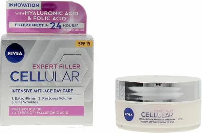 Produktbild von Nivea Cellular Filler Hyaluron- und Folsäure-Tagescreme Spf15 50 ml