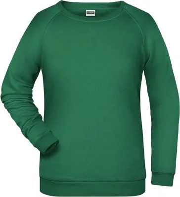 Produktbild von Rundhals-Sweatshirt mit Raglanärmeln für Damen irish-green, Gr. 3XL