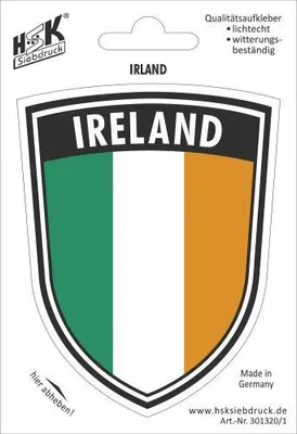 Produktbild von PVC Aufkleber - IRELAND - Irland - 301320/1 - Gr. ca. 7,9 x 10 cm