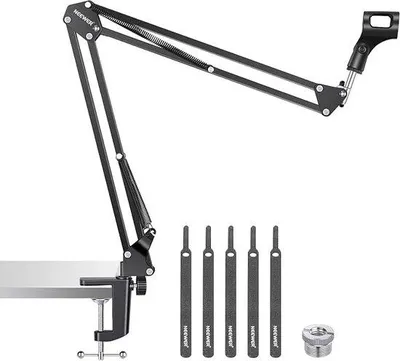 Immagine prodotto di Supporto microfonico professionale - Supporto microfonico standard regolabile, 41,4 x 11,94 x 5,59 cm