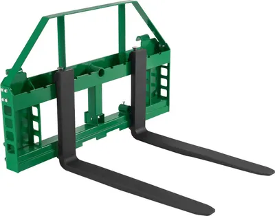 Produktbild von Palettengabelrahmen für Traktor-Frontlader - Schnellwechsel-Aufsatz - 1814 kg Tragfähigkeit - 122 cm Gabelzinken - 5,08 cm Kupplungsaufnahme - Ballenspeer-Aufnahmen