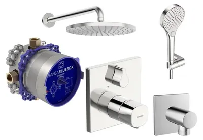 Imagen del producto de Hansa HANSALIVING: Sistema completo de ducha con termostato