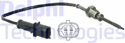 Produktbild von DELPHI TS30065 Abgastemperatursensor für OPEL Corsa D Schrägheck (S07) 175mm