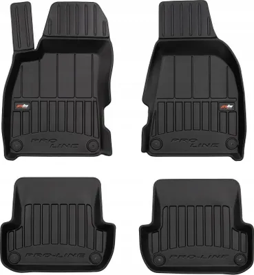 Obrázok produktu pre Gumené rohože a podlahové rohože Audi S4 B7 2006–2008 s 3D výrezom
