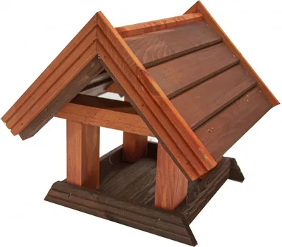 Produktbild von 4iQ Massivholz-Vogelfutterhaus GIL IX 30x34x31 cm