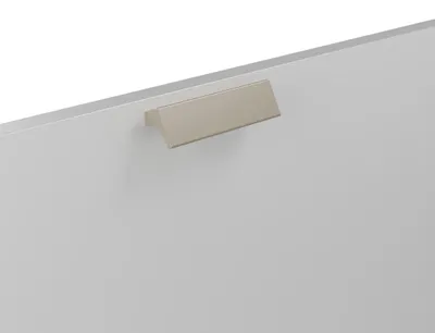 Immagine prodotto di Maniglia per mobili in zamak, distanza tra i fori di 64 mm, finitura nichelata