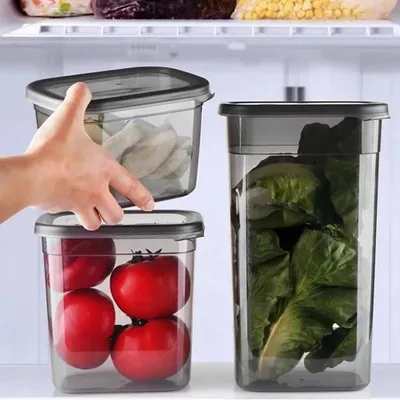 Produktbild von Frischhaltedosen Vorratsdosen mit Deckel Luftdicht  Stapelbar Set 1,3 - 3,2 L