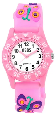 Produktbild von QBOS Kinder Armbanduhr Mineralglas