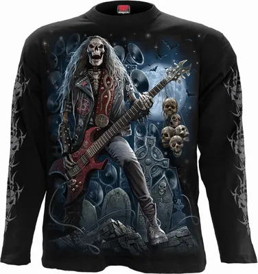 Produktbild von Spiral Langarmshirt Herren Grim Rocker schwarz XL