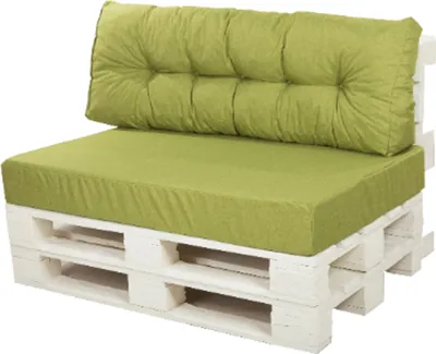 Image de Set de coussins de palettes 120x60 siège et 120x40 citron vert | coussins | set de coussins de palettes outdoor