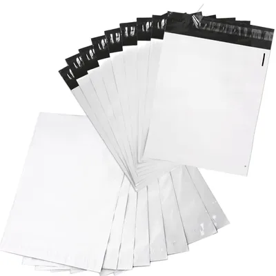 Productafbeelding van Polyverzendtassen - Set van 100 beschermende verzendtassen, 40x55 cm