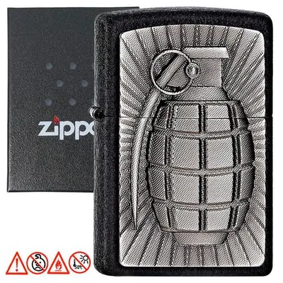 Produktbild von Zippo Feuerzeug #236 Hand Grenade - Skulls & Specials