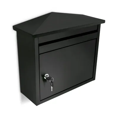 Image de relaxdays 10018514_0 relaxdays Briefkasten   schwarz