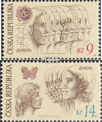 Produktbild von Briefmarken Tschechien 1995 Mi 76-77 (kompl.Ausg.) postfrisch Frieden