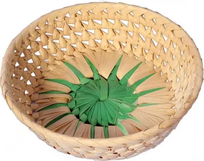 Immagine prodotto di Cestino per pane rotondo 20 cm verde