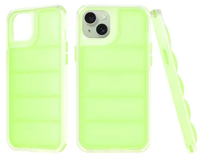 Produktbild von Techsuit Wave Shield Back Cover Hülle für Apple iPhone 15 Plus - Grün