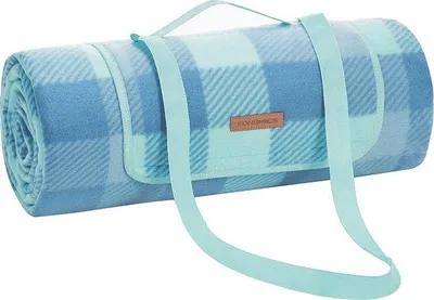 Produktbild von Famanu Picknickdecke 200 x 200 cm - Wasserabweisend und tragbar - Grün
