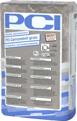 Produktbild von PCI Carrament Natursteinmörtel grau 25kg