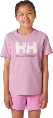 Image de Helly Hansen Logo Jr t-shirt à manches courtes rose 10 ans rose 10 ans