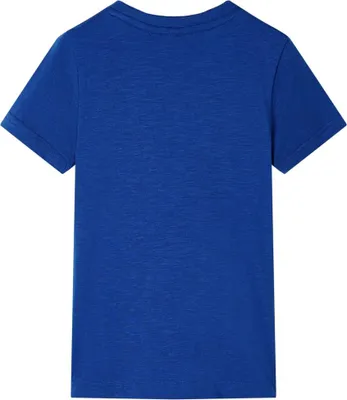 Produktbild von vidaXL Kinder-T-Shirt Dunkelblau 128