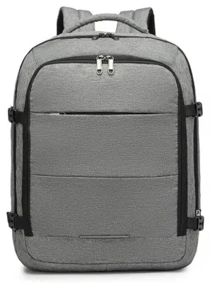 Produktbild von Grauer Handgepäckrucksack für EasyJet-Flüge, 45 x 36 x 20 cm, 30 l, Expander 2.0