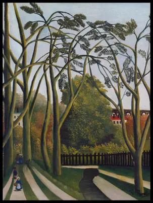 Obrázek produktu pro Plakát 60 x 80 cm Bièvre u Bicêtre, Rousseau Vintage do Salonu