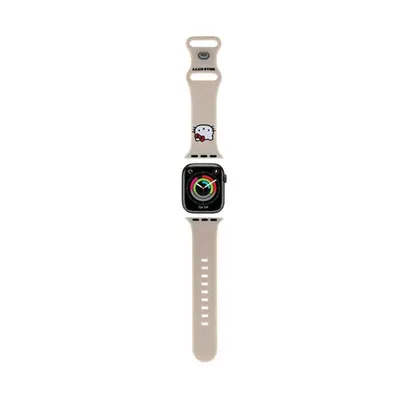 Produktbild von Pasek Hello Kitty Silikon Kitty Kopf Na Apple Watch 38/40/41Mm - Beżowy